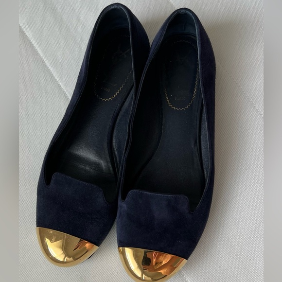 Saint Laurent vintage ballerinas flats size 38 navy authentic - Picture 3 of 10